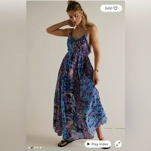 Moondive Maxi Dress by Free People, Size Medium